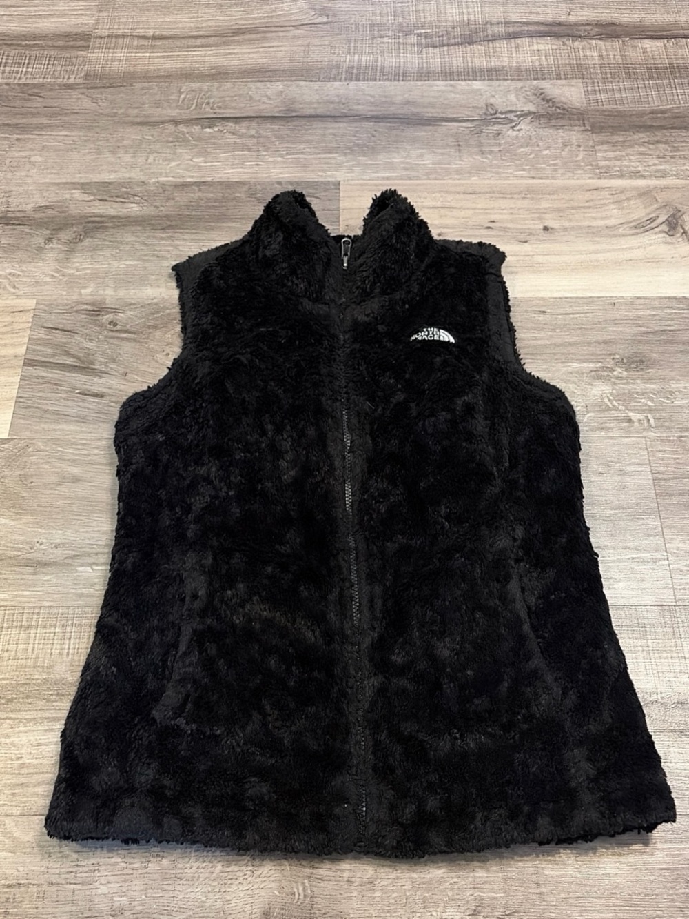 The North Face Black reversible vest